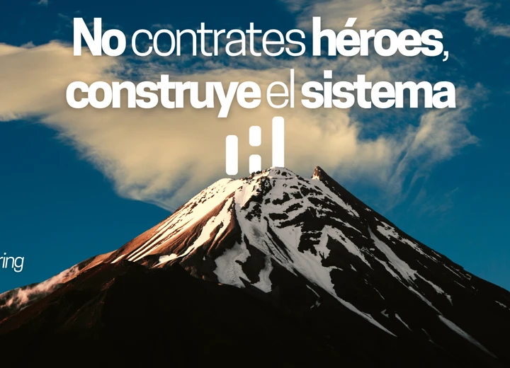 No contrates héroes, construye el sistema
