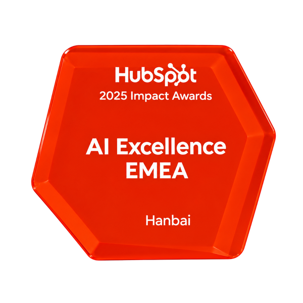 HubSpot 2025 Impact Awards AI Excellence EMEA - Hanbai