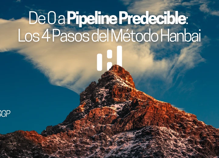 El fin de la incertidumbre: de 0 a pipeline predecible: los 4 pasos del método Hanbai para transformar tus resultados
